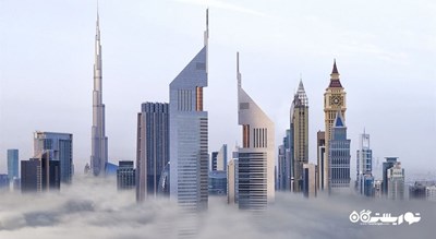 نمای زیبای هتل جمیرا امارات تاورز